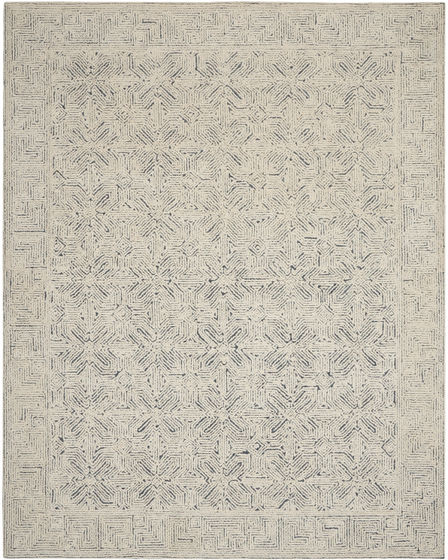Colorado CLR05 Ivory/Navy Area Rug