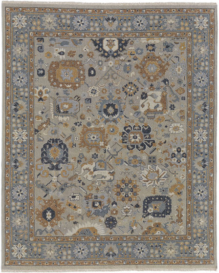 Corbitt 0612F Blue/Brown/Gray Rug