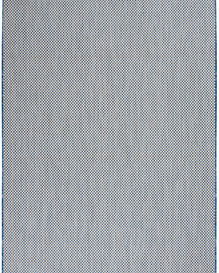 Courtyard COU01 Ivory Blue Area Rug