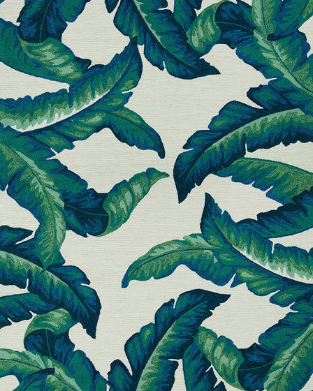 Covington Palm Leaves Green Area Rug