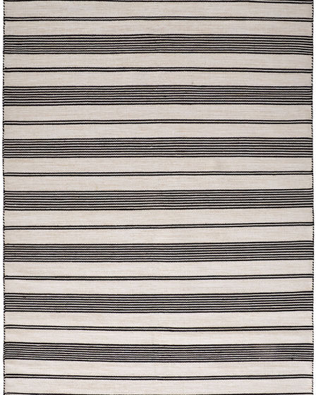 Duprine 0560F Black/White/Ivory Rug