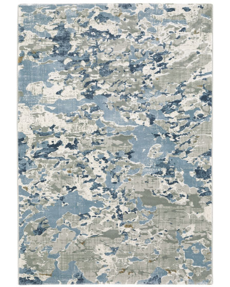 Easton 3317e Grey/Blue Area Rug