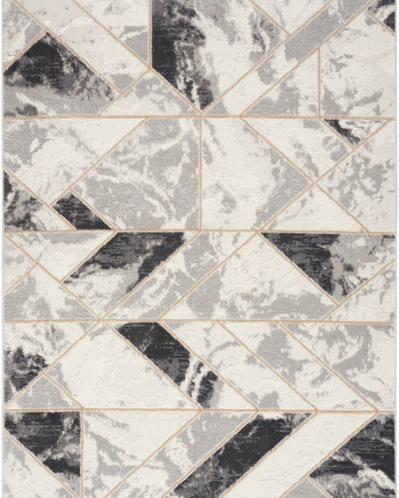 Elation ETN11 Ivory/Grey Area Rug