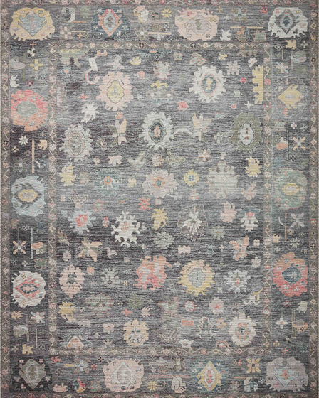 Elysium ELY-03 Charcoal/Multi Area Rug