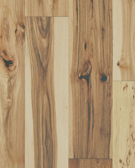 Exquisite 7.5" Natural Hickory Hardwood