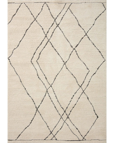 Fabian FAB-02 Ivory/Charcoal Area Rug