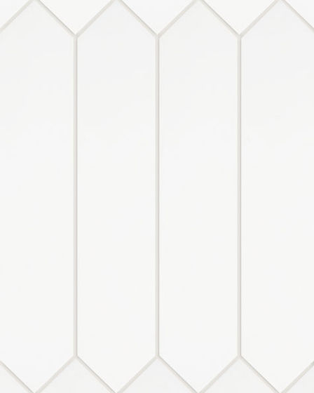 Fence Bianco Glossy Ceramic Tile