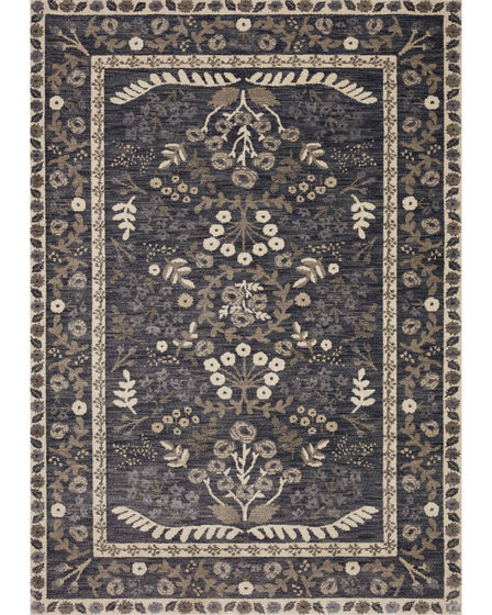 Fiore FIO-01 Charcoal/White Area Rug