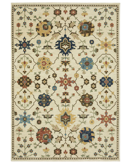 Francesca fr02m Ivory/Multi Area Rug