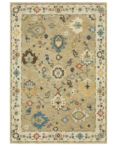Francesca fr04e Beige/Multi Area Rug