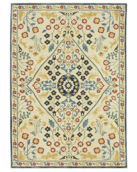 Francesca fr06b Ivory/Multi Area Rug