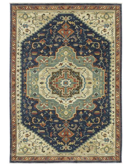 Francesca fr09f Blue/Multi Area Rug