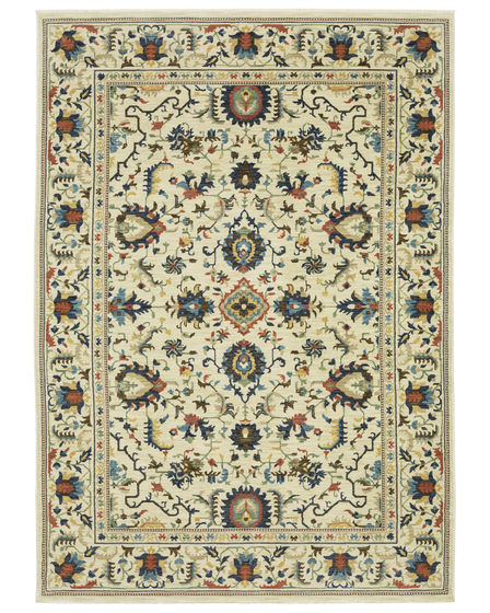 Francesca fr10a Ivory/Multi Area Rug
