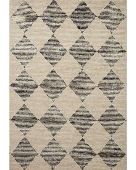 Francis FRA-01 Beige/Charcoal Area Rug