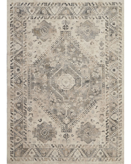 Fusion FSS11 Cream/Grey Area Rug
