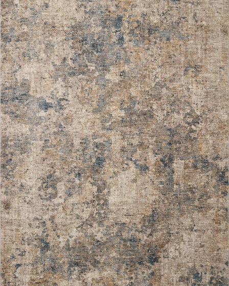 Gaia GAA-03 Taupe/Denim Area Rug