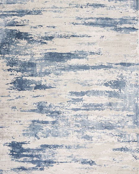 Generations 7013 Grey/Blue Landscape Area Rug