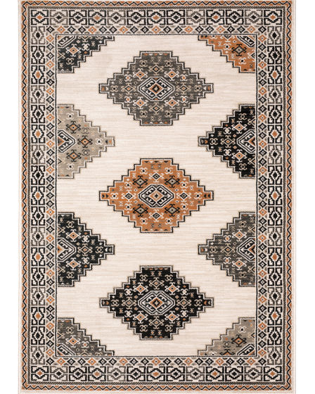 Georgia 640a Ivory/Multi Area Rug