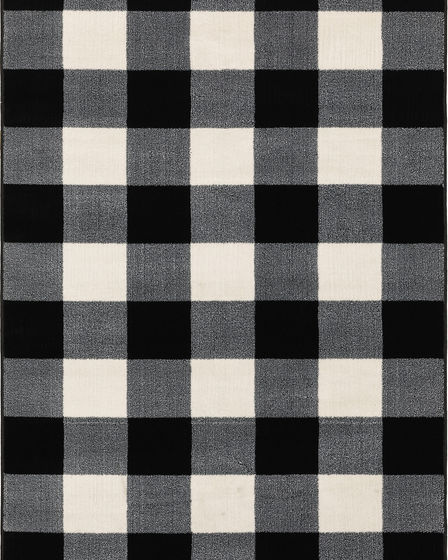 Georgia 678d Black/Ivory Area Rug