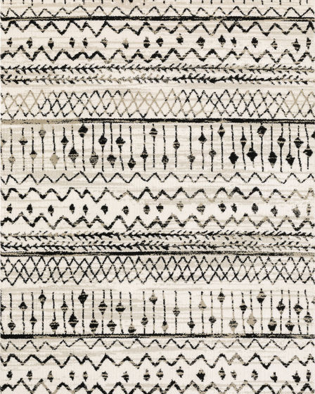 Georgia 8826e Ivory/Black Area Rug