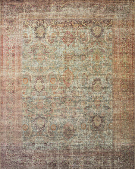 Georgie GER-03 Jade/Sunset Area Rug