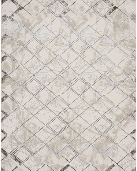 Glitz GLZ02 Ivory/Grey Area Rug