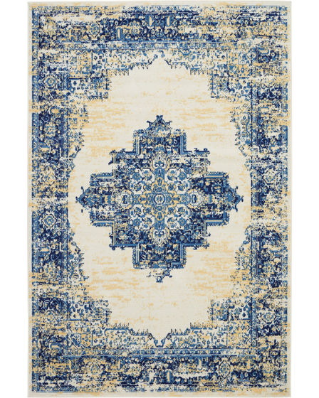 Grafix GRF14 White Area Rug