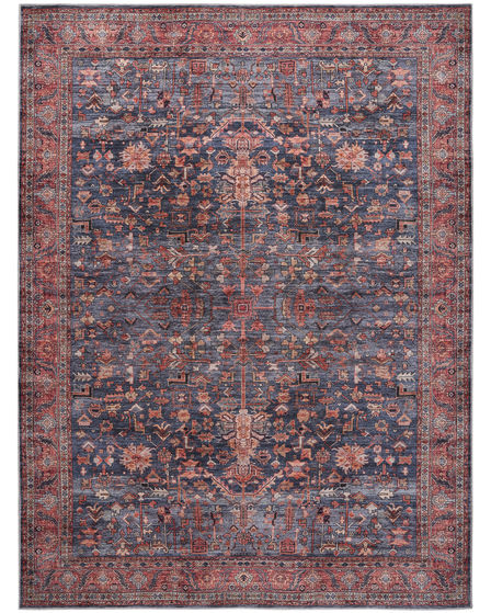 Grand Washables GRW02 Navy Brick Area Rug