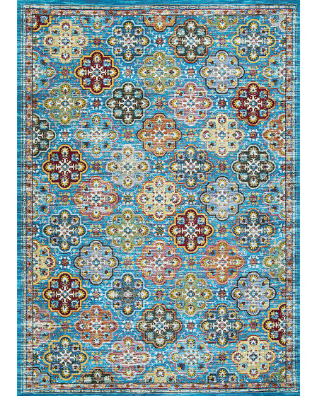 Gypsy Nameh Blue Topaz Area Rug