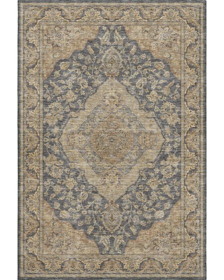 Hatay HY3 Charcoal Area Rug