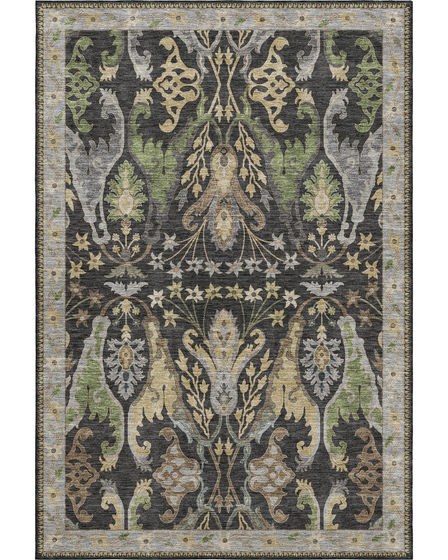 Hatay HY6 Black Area Rug