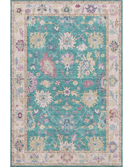 Hatay HY7 Teal Area Rug