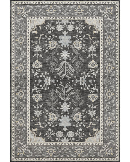 Hatay HY9 Charcoal Area Rug