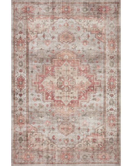 Heidi HEI-02 Dove/Spice 8'6"x11'6" Area Rug