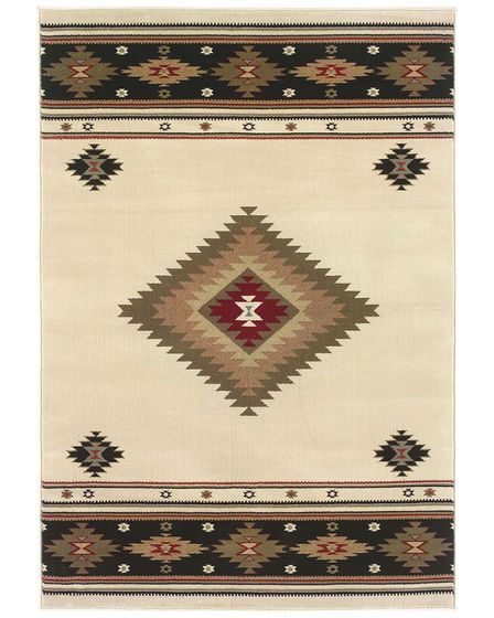 Hudson 87i Beige/Green Area Rug