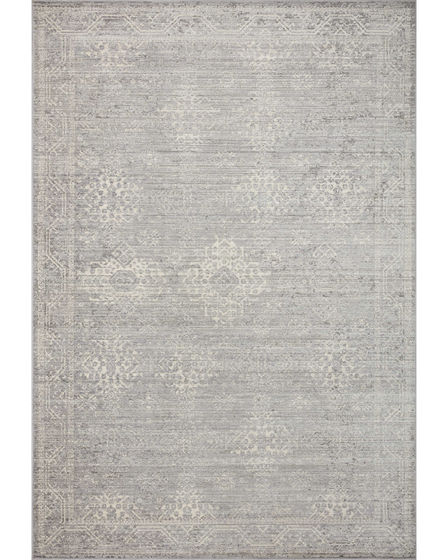 Indra INA-02 Silver/Ivory Area Rug