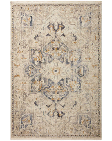 Janey JAY-01 Natural/Indigo Area Rug