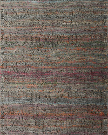 Javari JV-02 Charcoal/Sunset Area Rug