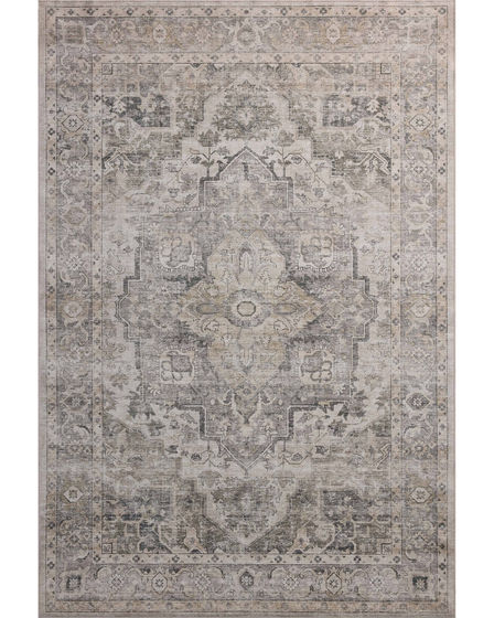 Josie JOS-03 Silver/Natural Area Rug