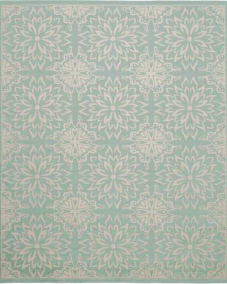 Jubilant JUB06 Ivory/Green Area Rug