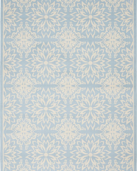 Jubilant JUB06 Ivory/Light Blue Area Rug