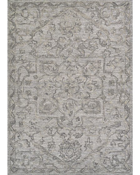 Juliet Rosaline Fog Grey 8'x10' Area Rug