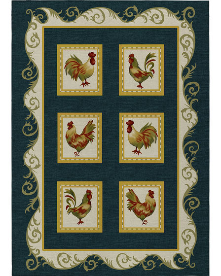 Kendall KE4 Black Area Rug