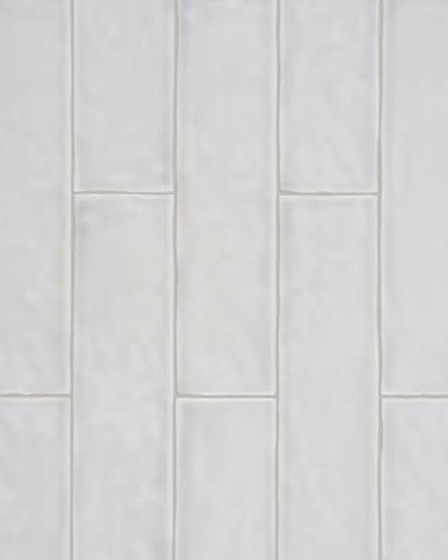 Kensington Silver Glossy Ceramic Tile