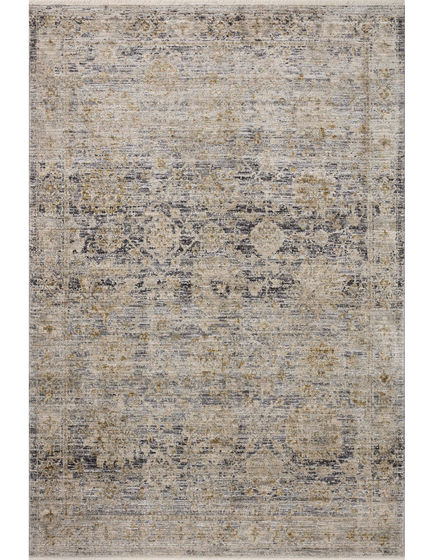 Katherine KES-02 Charcoal/Gold Area Rug