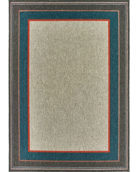 Latitude 8021l Grey/Blue Area Rug