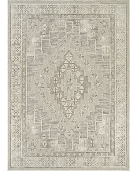 Liguria Sarzana Dove Grey 5'3"x7'6" Area Rug