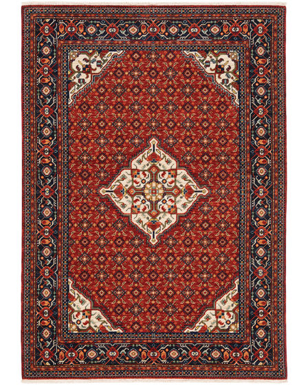 Lilihan 1c Red/Blue Area Rug