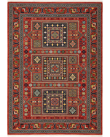 Lilihan 2c Red/Multi Area Rug