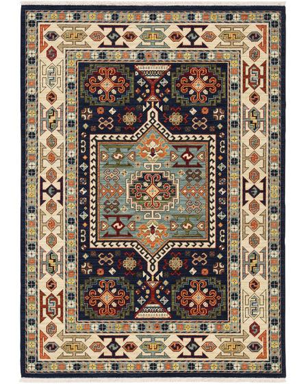 Lilihan 41h Blue/Ivory Area Rug